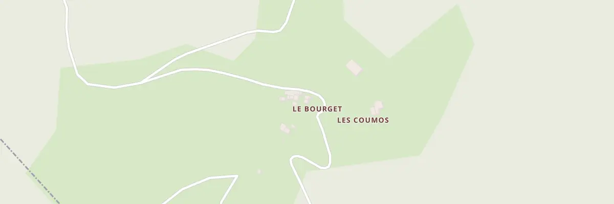 Plan du 85 Le Bourget à Montagagne