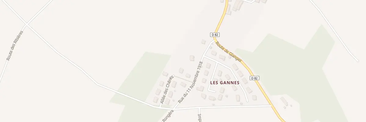 Plan du 8 Rue du 11 Novembre 1918 à Saint-Genest-sur-Roselle