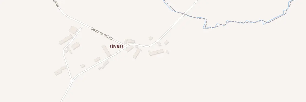 Plan du 6 Sévres à La Châtre-Langlin