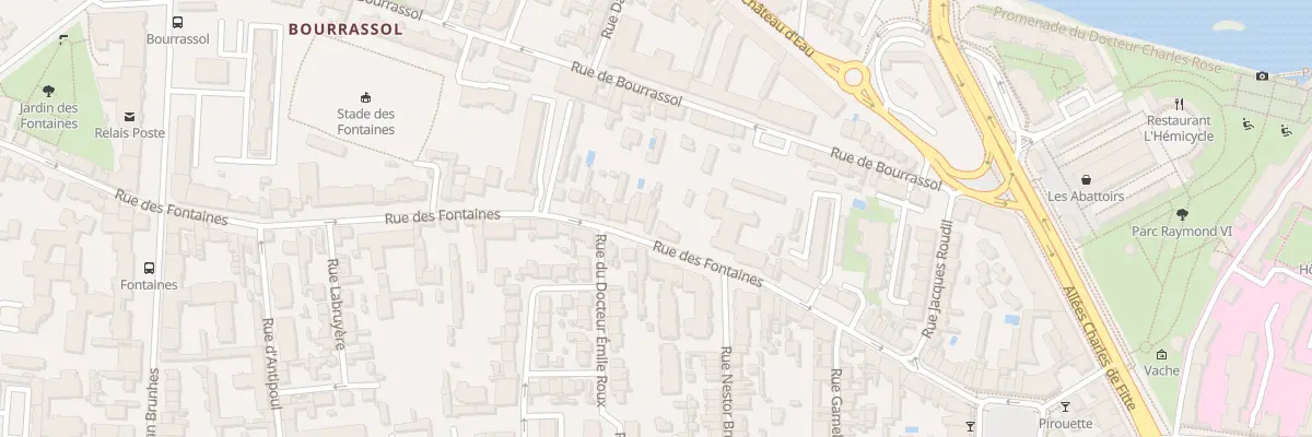 Plan du 54 Rue des Fontaines à Toulouse