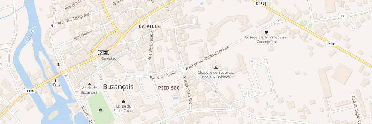 Plan du 55 Rue Saint-jean à Buzançais
