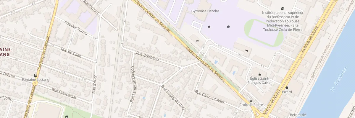 Plan du 6 Rue Boieldieu à Toulouse