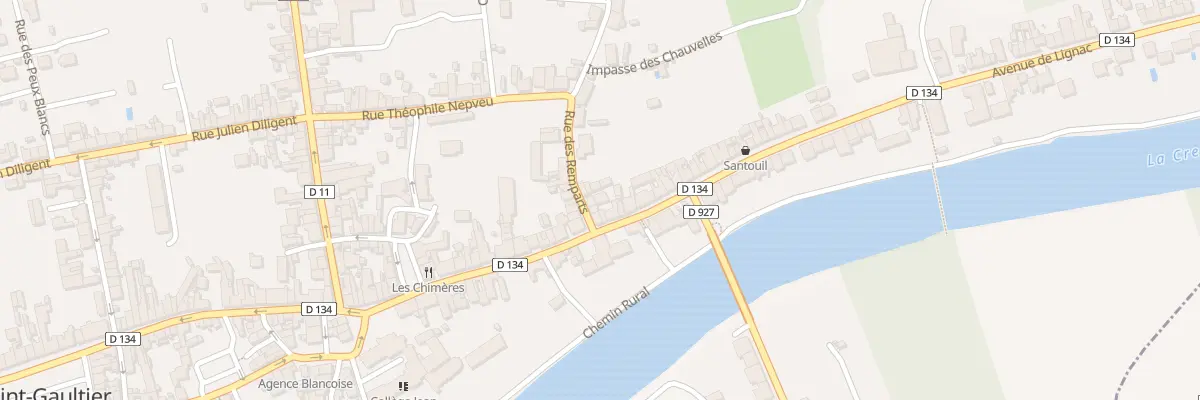 Plan du 7 Rue des Remparts à Saint-Gaultier