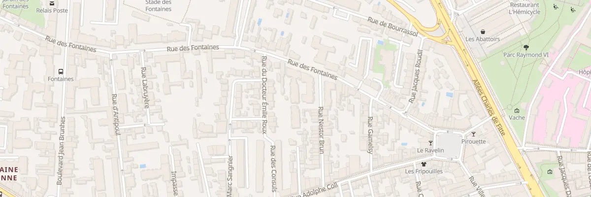 Plan du 43 Rue des Fontaines à Toulouse