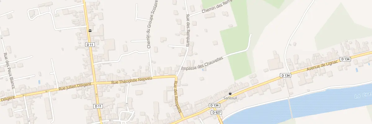 Plan du 17 Rue des Remparts à Saint-Gaultier