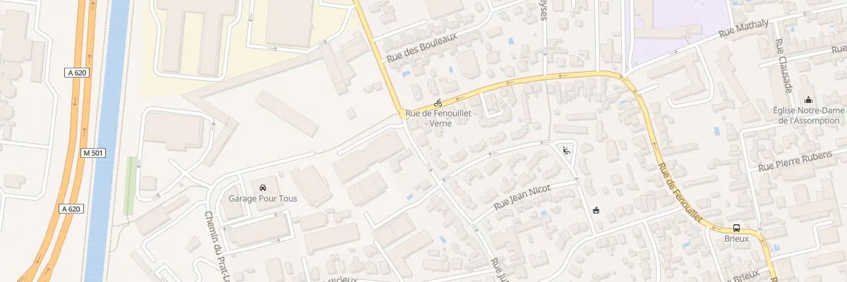 Plan du 68 Rue Jules Verne à Toulouse