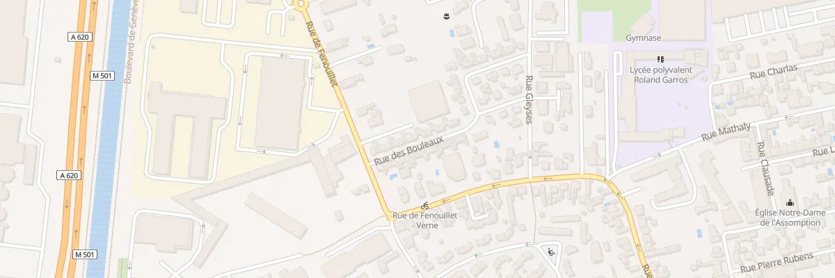 Plan du 13 Rue des Bouleaux à Toulouse
