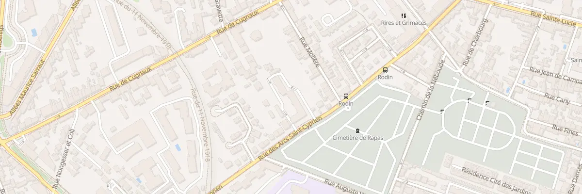 Plan du 55 Rue des Arcs Saint Cyprien à Toulouse