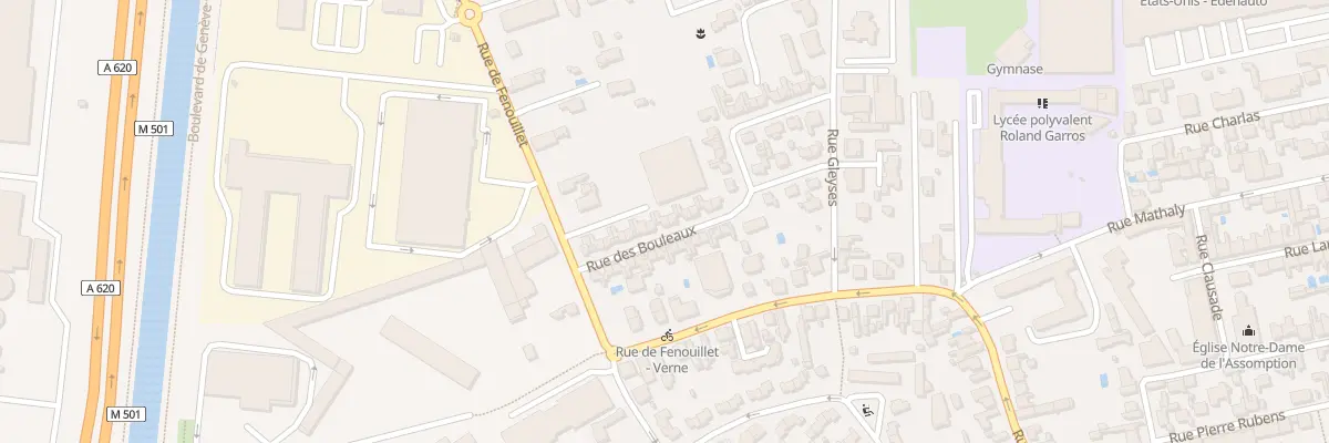 Plan du 15 Rue des Bouleaux à Toulouse