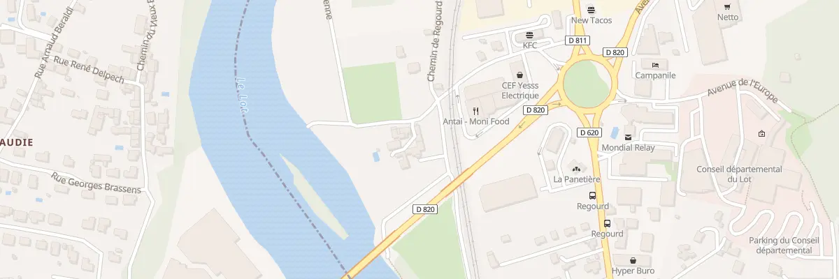 Plan du 9006 Rue Saint Etienne à Cahors
