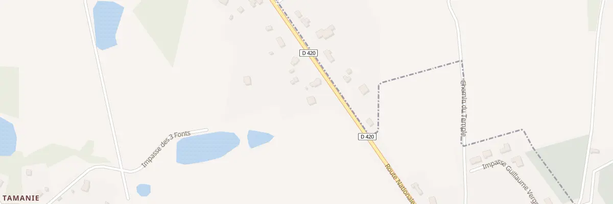 Plan du 5 Rte des Intendants à Magnac-Bourg