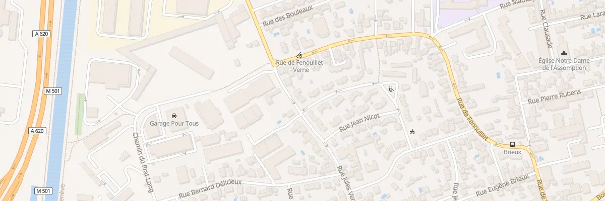 Plan du 64 Rue Jules Verne à Toulouse
