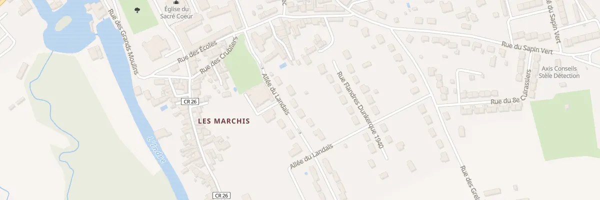 Plan du 5 Rue du Landais à Buzançais