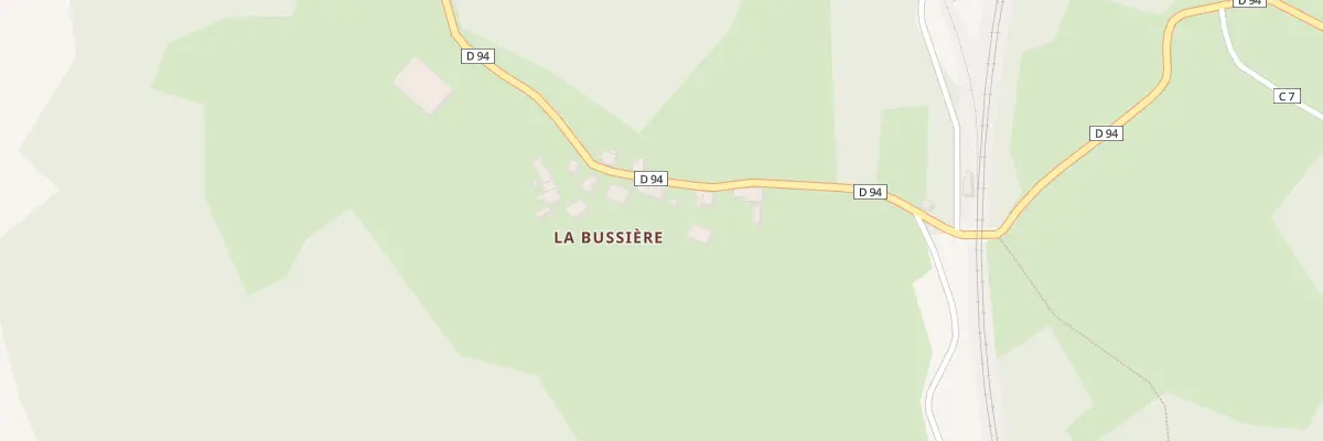 Plan du 5219 La Bussiere à Folles