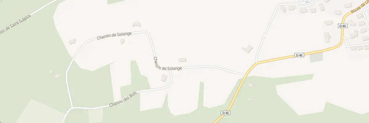 Plan du 2 Che de Solange à Mauressac