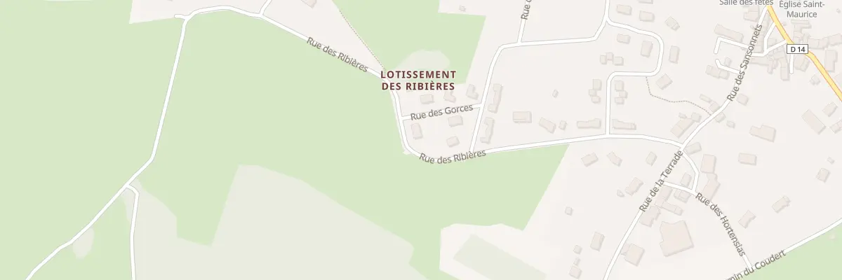 Plan du 17 Rue des Ribières à Saint-Maurice-la-Souterraine