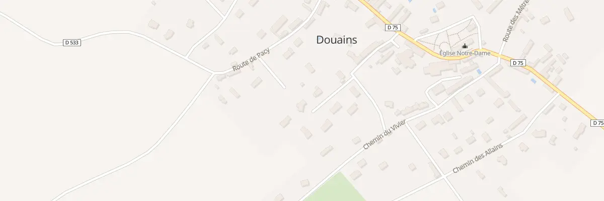 Plan du 4 Imp de la Forêt à Douains
