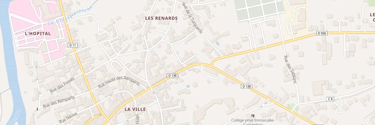 Plan du 83 Rue Grande à Buzançais