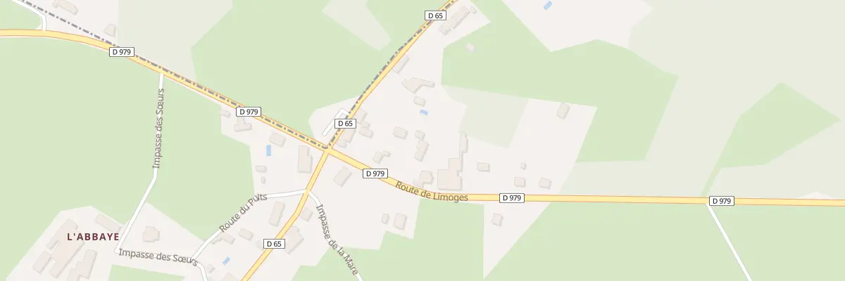 Plan du 474 Rte de Limoges à La Geneytouse