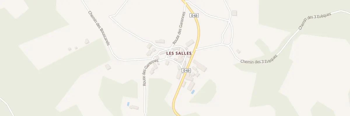 Plan du 77 Les Salles Ouest à Nadaillac