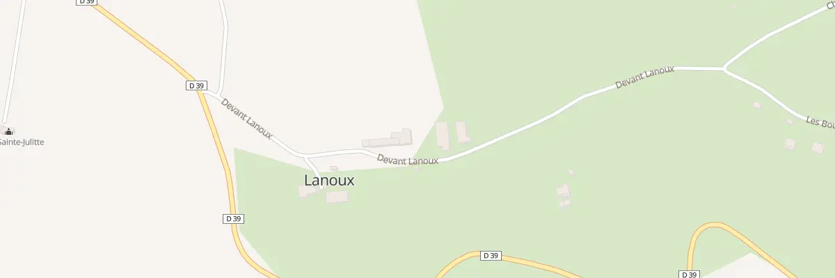 Plan du 12 Devant Lanoux à Lanoux