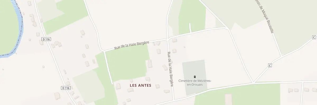 Plan du 3 Rue de la Haie Bergère à Mézières-en-Drouais
