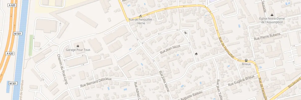 Plan du 58 Rue Jules Verne à Toulouse