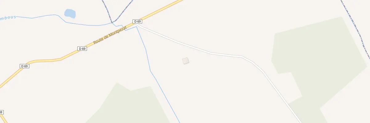 Plan du 4828 Rte de Montpezat à Mirabel