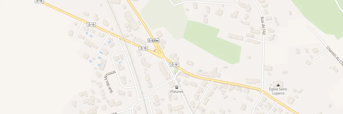 Plan du 830 Rue de l’Eglise à Vernet