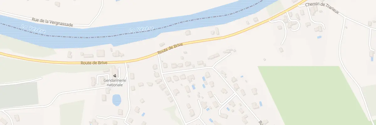 Plan du 7 Pont de Bedenas à Larche