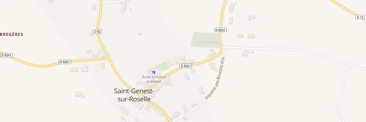 Plan du 9 Rue du 19 Mars 1962 à Saint-Genest-sur-Roselle