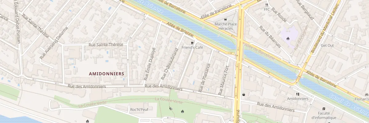 Plan du 5B Rue Edmond de Planet à Toulouse