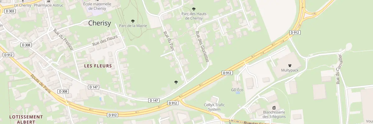 Plan du 4 Rue du Parc à Cherisy