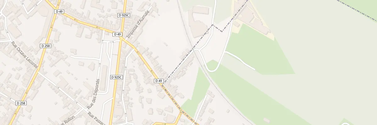 Plan du 26 Rue des Jardins Ouvriers à Eu