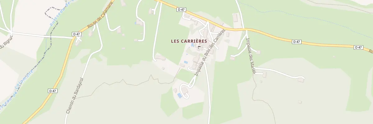 Plan du 5086 Les Carrieres à Maxou