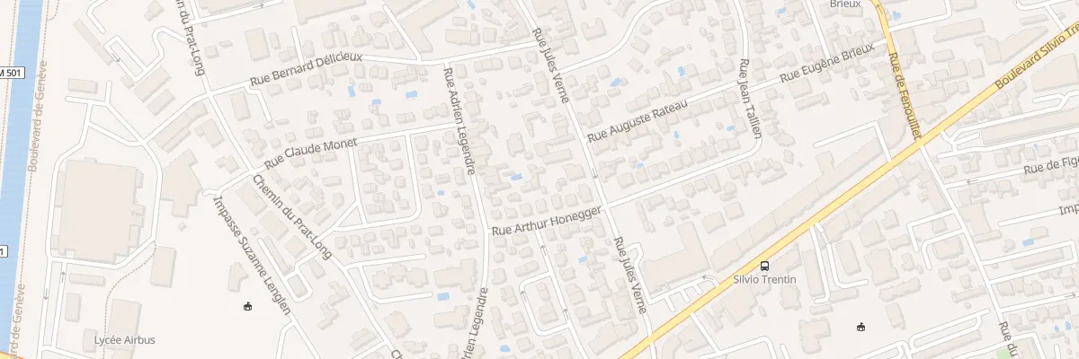 Plan du 29 Rue Jules Verne à Toulouse