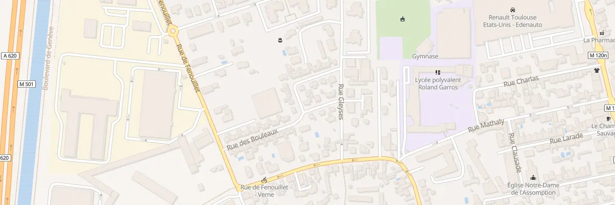Plan du 27 Rue des Bouleaux à Toulouse