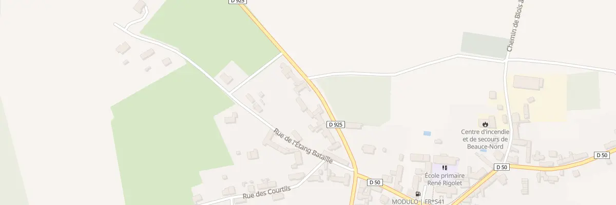 Plan du 47 Rue Dunoise à Beauce la Romaine