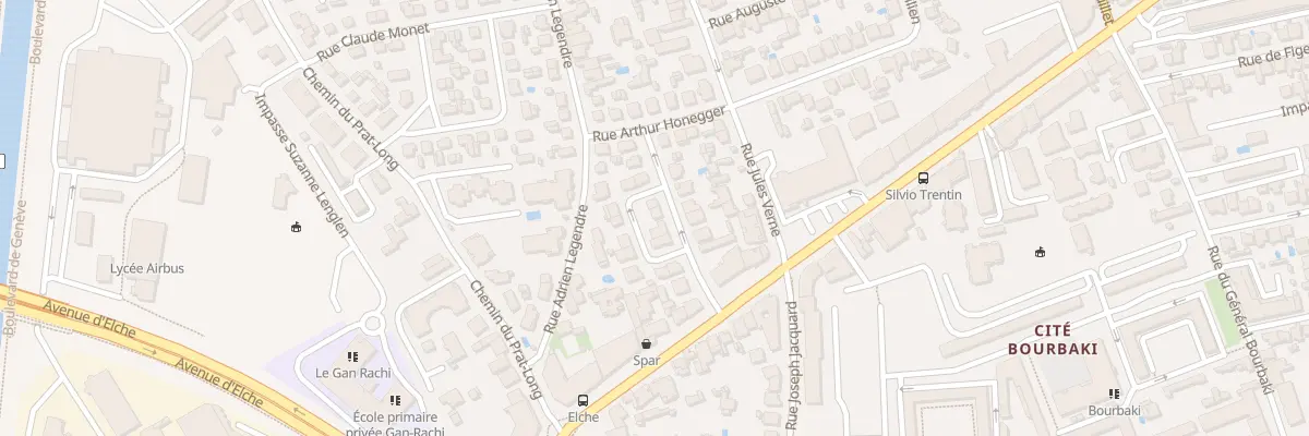 Plan du 9 Rue François Girardon à Toulouse