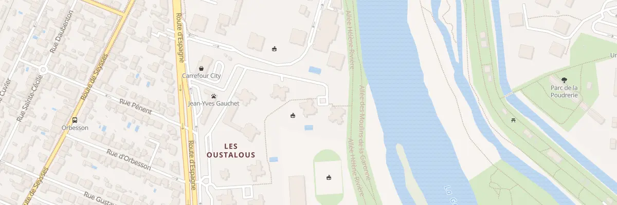 Plan du 47 Rte d’Espagne à Toulouse