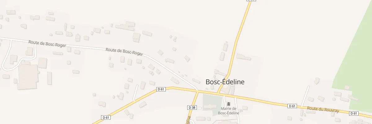 Plan du 68 Rte de Bosc Roger à Bosc-Édeline