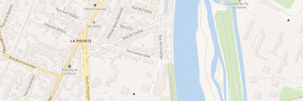 Plan du 12B Rue Sainte Odile à Toulouse