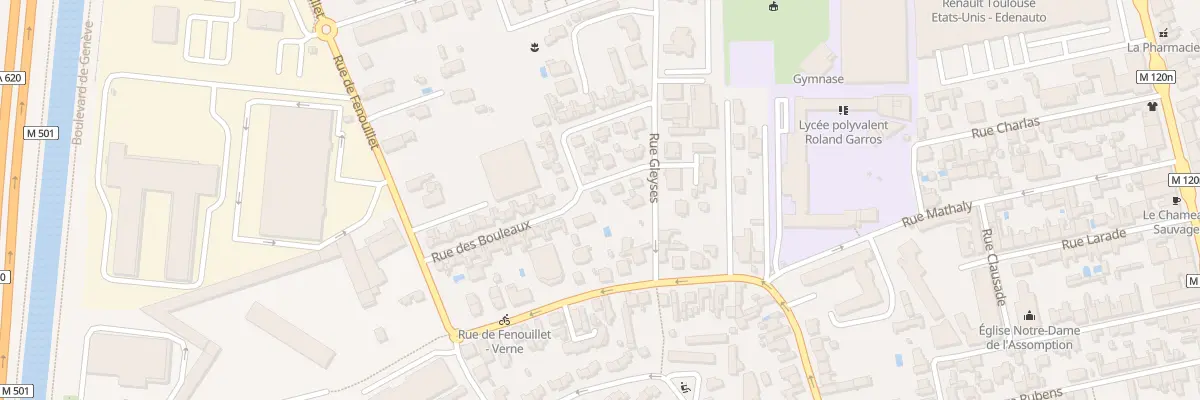 Plan du 32 Rue des Bouleaux à Toulouse