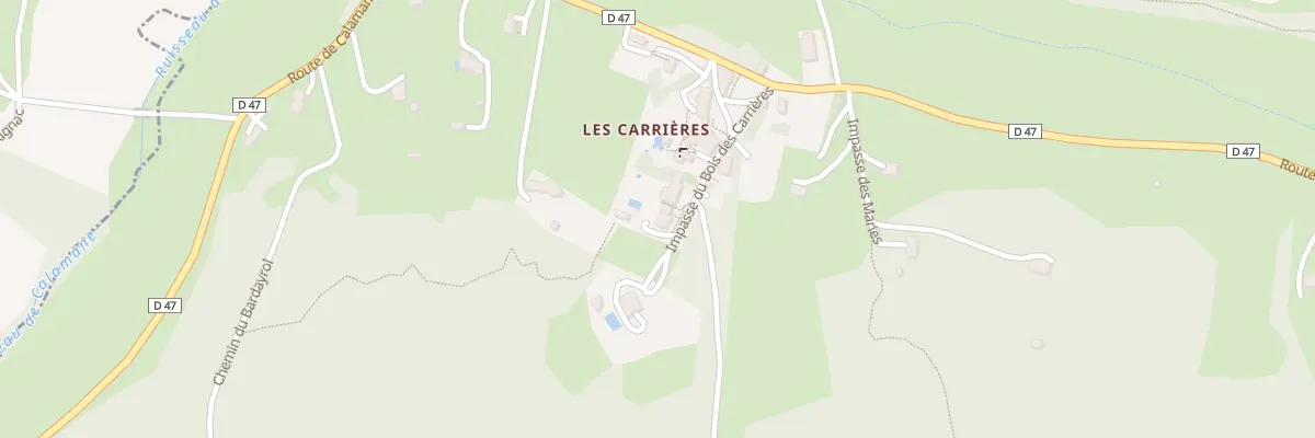 Plan du 5155F Les Carrieres à Maxou