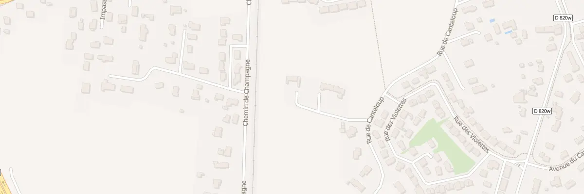 Plan du 494 Rue de Canteloup à Vernet