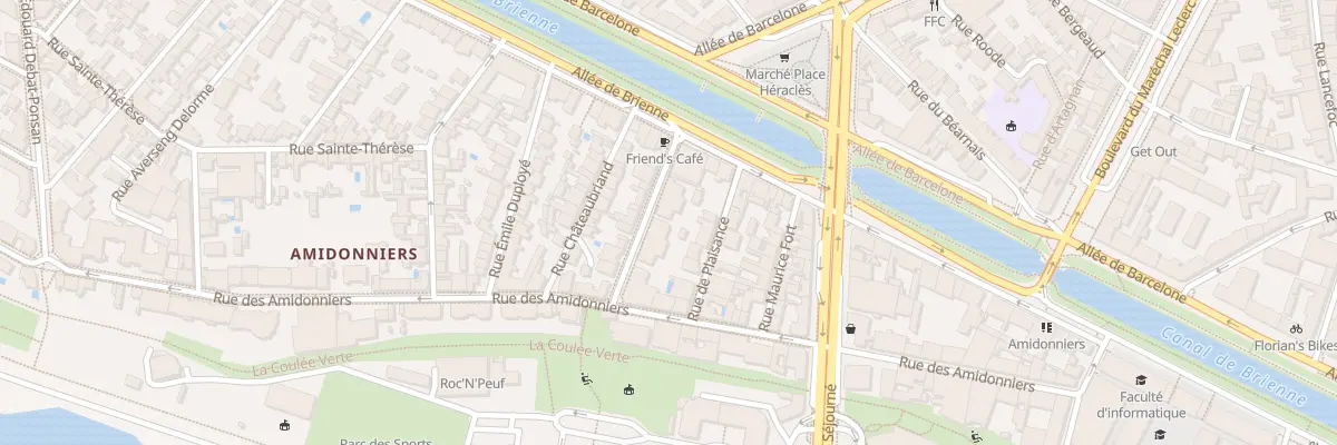 Plan du 6 Rue Edmond de Planet à Toulouse