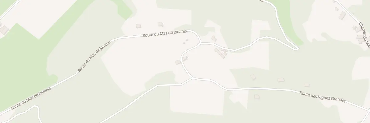 Plan du 42 Rte du Mas de Jouanis à Gigouzac