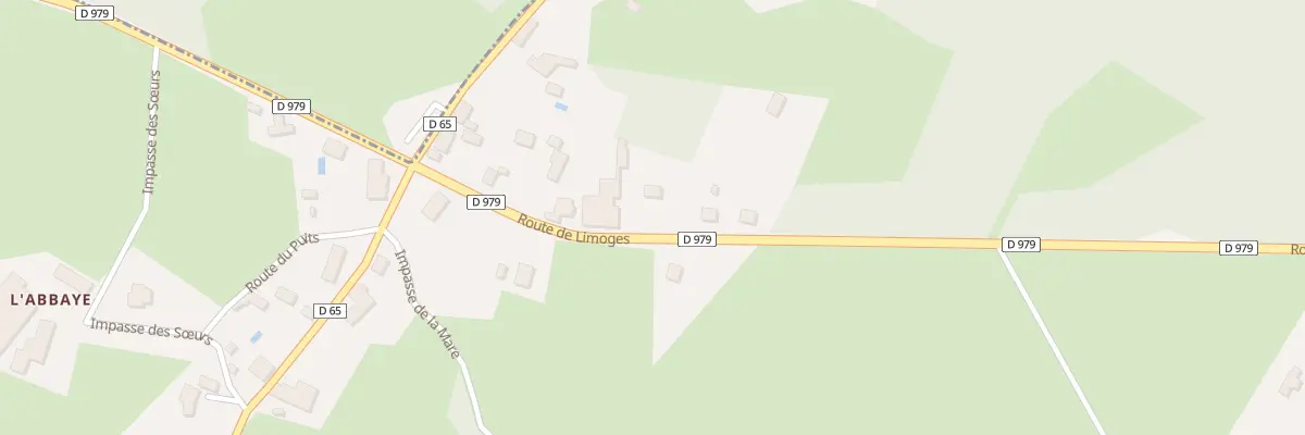 Plan du 456 Rte de Limoges à La Geneytouse