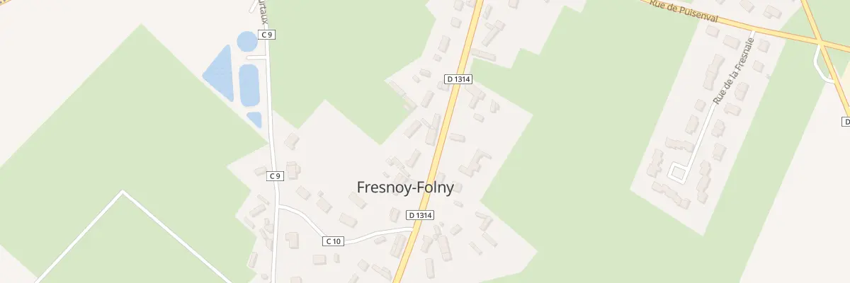 Plan du 5151 Bailly en Campagne à Fresnoy-Folny