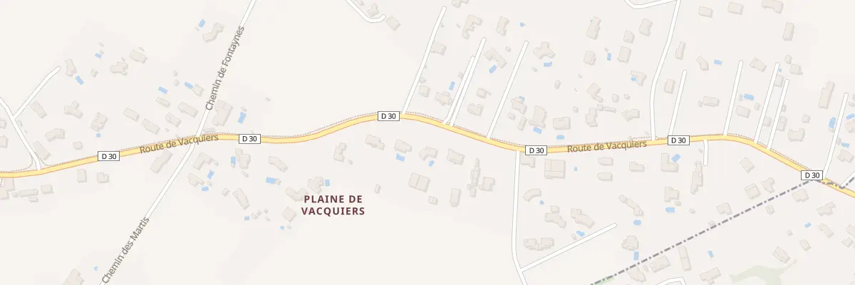Plan du 1550 Rte de Vacquiers à Bouloc